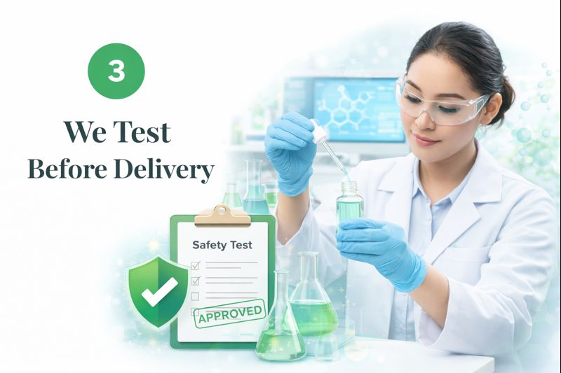 We Test Before Delivery